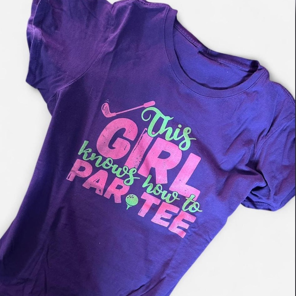 Y2K Purple Graphic Baby Tee